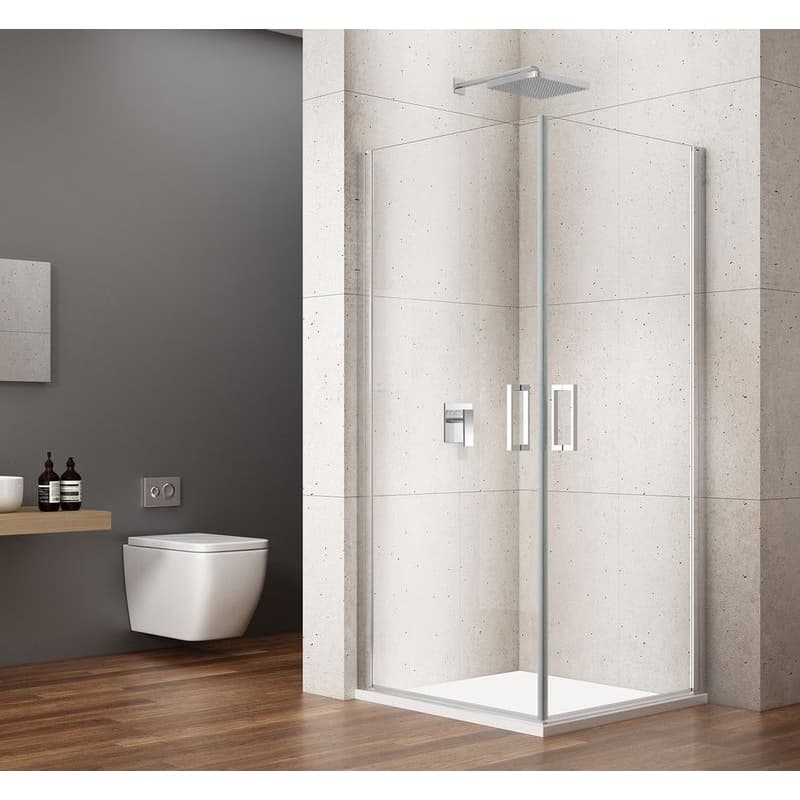GELCO - LORO štvorcová sprchová zástena 900x900 rohový vstup GN4990-01