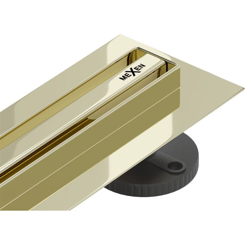 MEXEN - Flat 360° Slim podlahový žľab 160, zlatá 1541160 1
