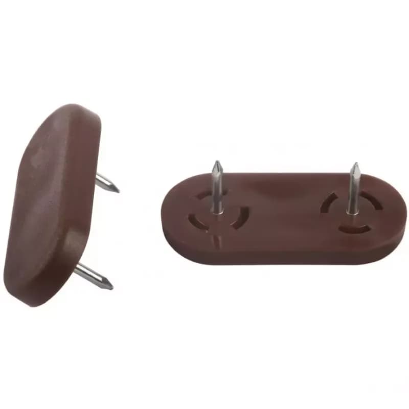 Nabíjacie plastové podložky hnedé 45x20 mm 1