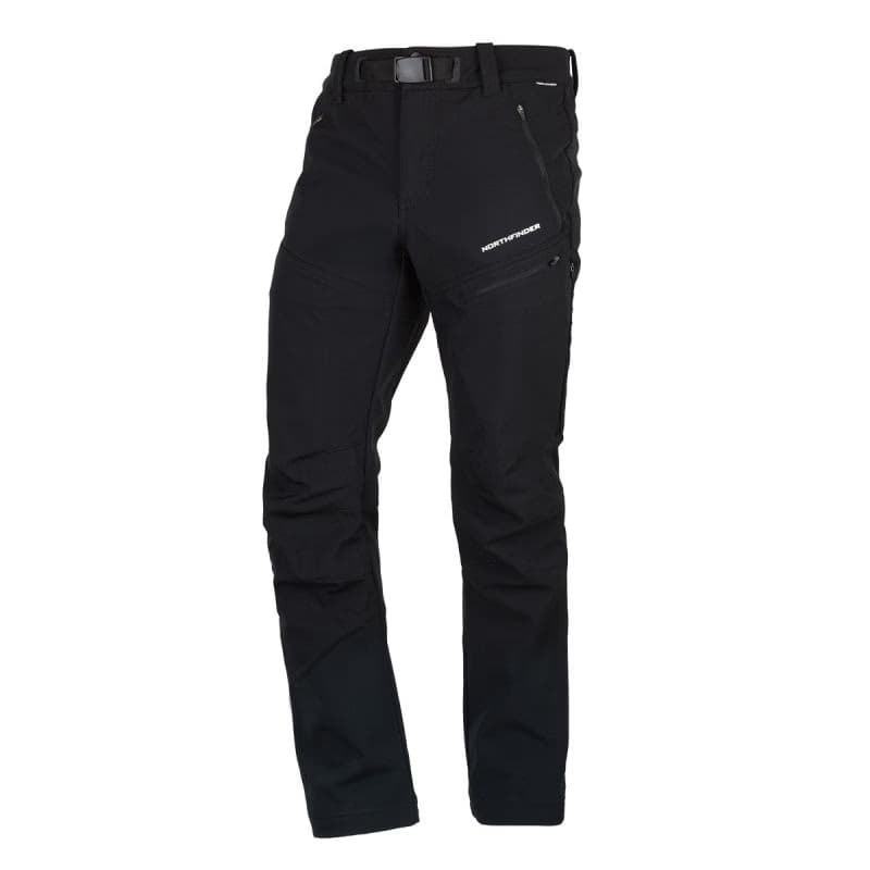 Pánske turistické softshellové nohavice NORTHFINDER GUSTAVE-269black 3