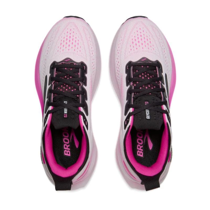Dámska bežecká obuv BROOKS Glycerin 23 W white phantom cyber pink 4