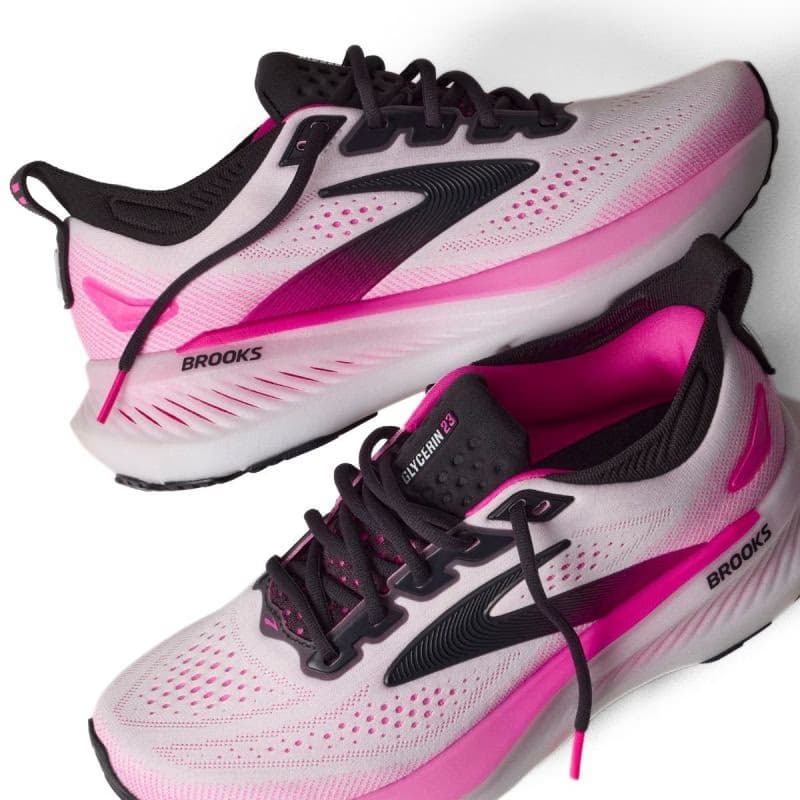 Dámska bežecká obuv BROOKS Glycerin 23 W white phantom cyber pink 6