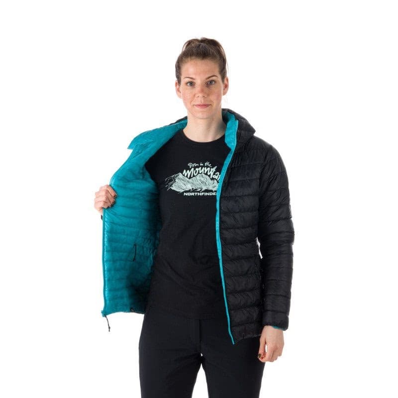 Dámska turistická bunda NORTHFINDER ANNIE-580-azureblueblack 2