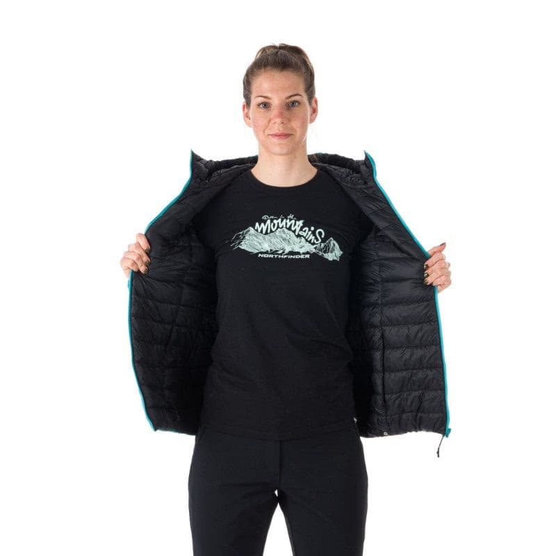 Dámska turistická bunda NORTHFINDER ANNIE-580-azureblueblack 5