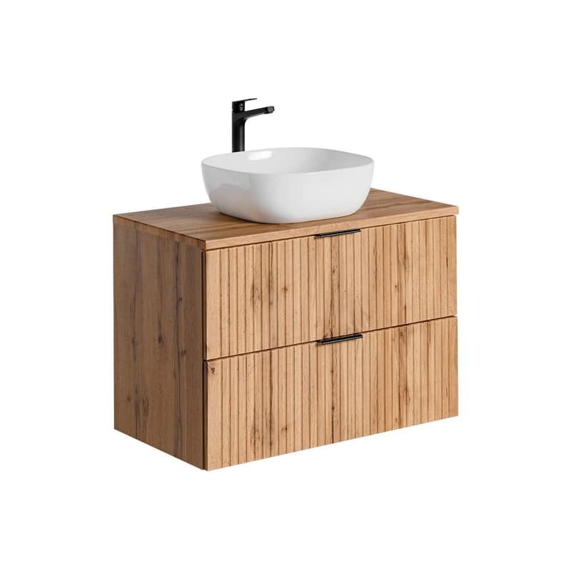ArtCom Kúpeľňová skrinka s umývadlom a doskou ADEL Oak DU80/1 | 80 cm 1