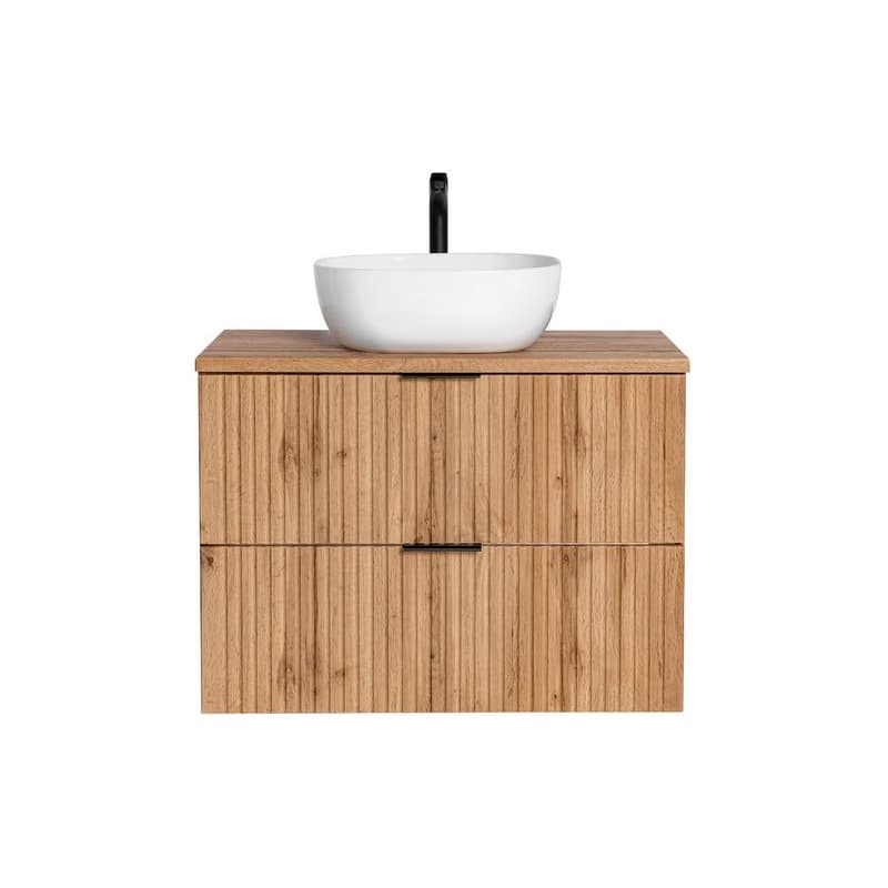 ArtCom Kúpeľňová skrinka s umývadlom a doskou ADEL Oak DU80/1 | 80 cm 2