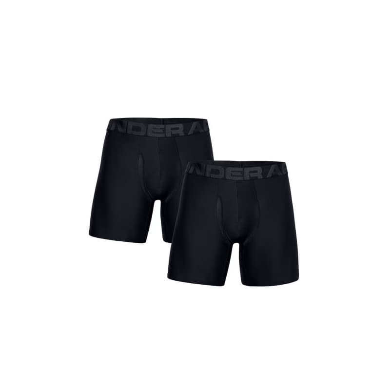 Pánske boxerky UNDER ARMOUR UA Tech 6in 2 Pack-BLK 1