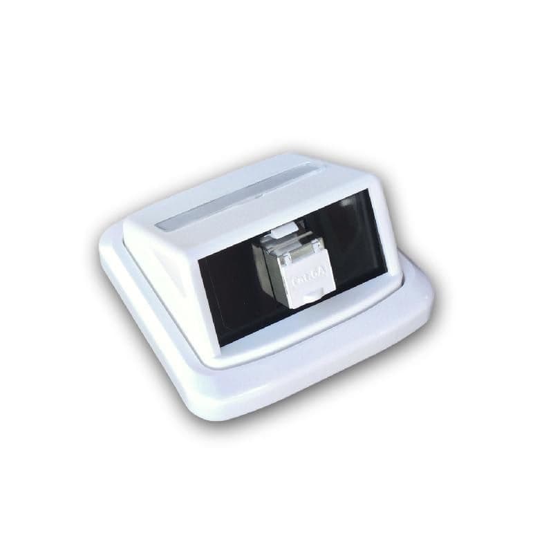 Jednozásuvka ABB TANGO 1xRJ45 cat6A STP biela 1