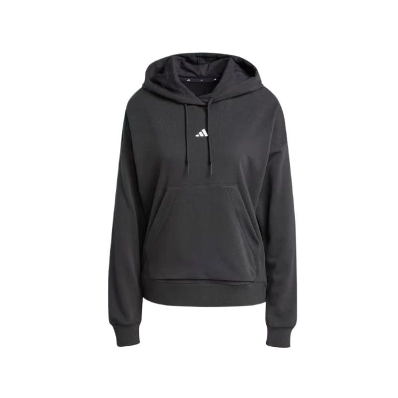 Dámska mikina s kapucňou ADIDAS W SL FT HD BLACK WHITE 6