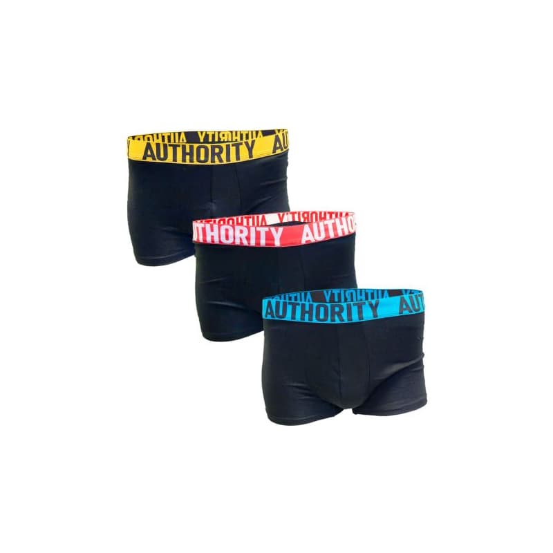 Pánske boxerky AUTHORITY B - BAPE 3PCK BLK MIX GUM 1