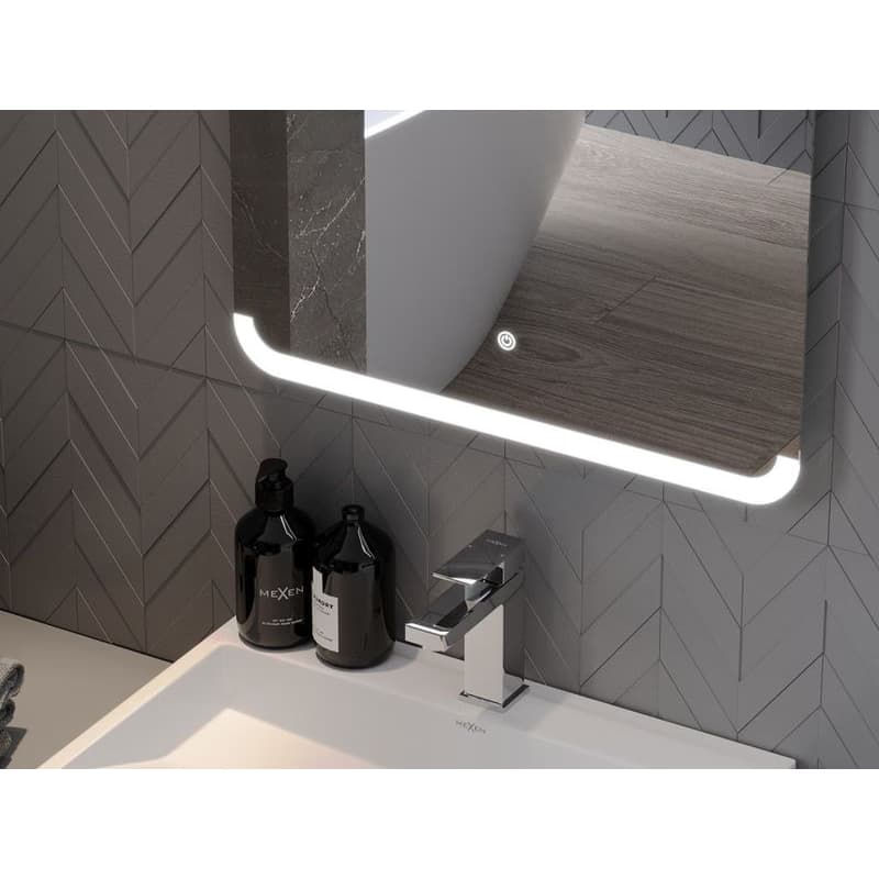 MEXEN - Nida zrkadlo s osvetlením 100 x 100, LED 600 9806-100-100-611-00 5