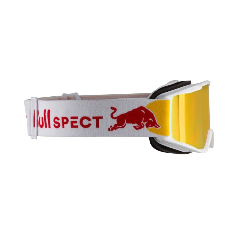 Lyžiarske okuliare RED BULL SPECT NEON 05RE2, white brown with red mirror 5
