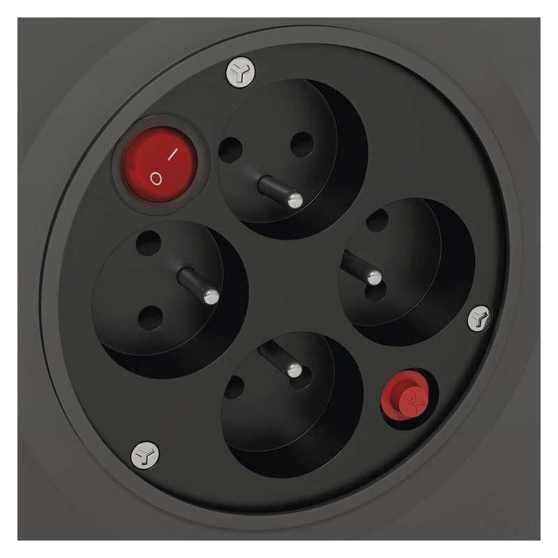 Emos predlžovací bubon - 4 zásuvky, 50m, 1.5mm, PVC, IP20 2