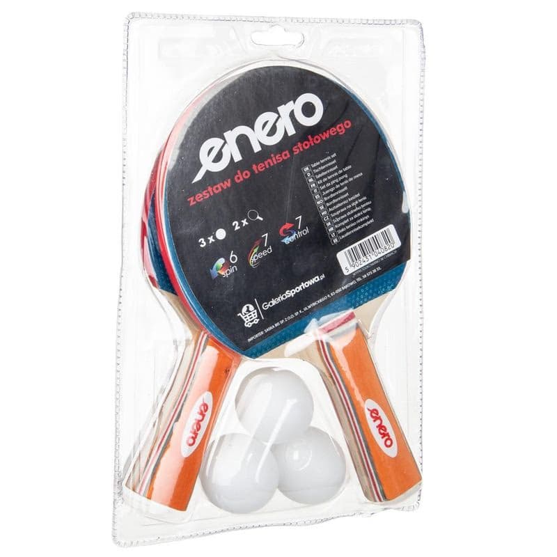 Súprava na stolný tenis ENERO, 2 rakety + 3 loptičky 4