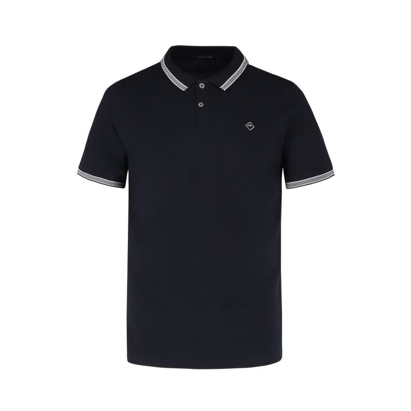 Pánske polo tričko s krátkym rukávom VOLCANO HARPER-600-NAVY 4