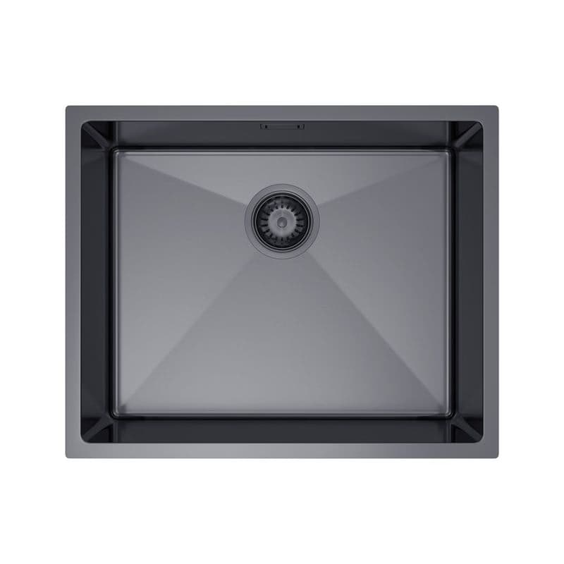 VELAZO Jednokomorový oceľový drez 54 x 44 cm PVD grafit, Velazo VELAZ5444B