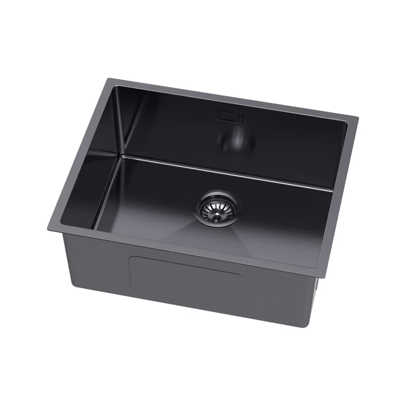 VELAZO Jednokomorový oceľový drez 54 x 44 cm PVD grafit, Velazo VELAZ5444B 3