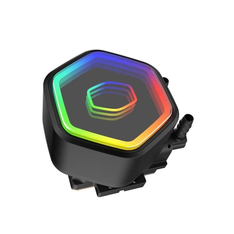 Cooler Master vodný chladič MasterLiquid 360 Core II, 3x120mm, LGA1851, AM5, čierna 3