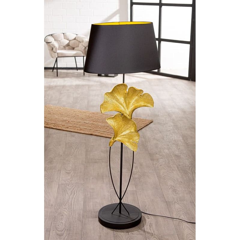 Stojacia lampa "Ginkgo" zlatá 1