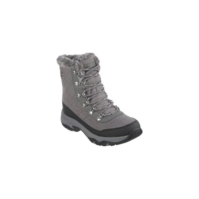 Dámske vysoké zimné topánky SKECHERS Trego Cold Blues grey 1