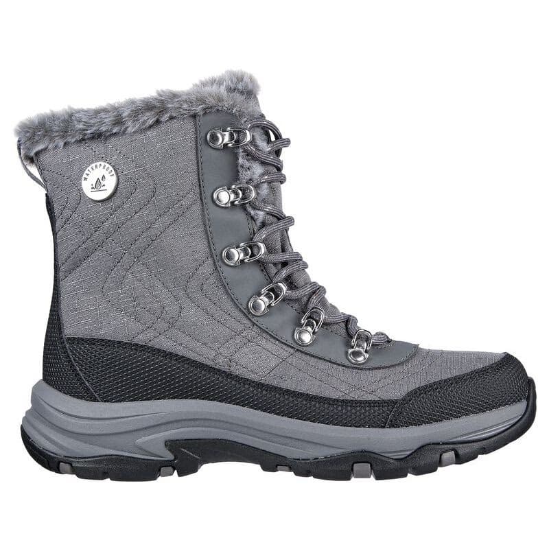 Dámske vysoké zimné topánky SKECHERS Trego Cold Blues grey 2