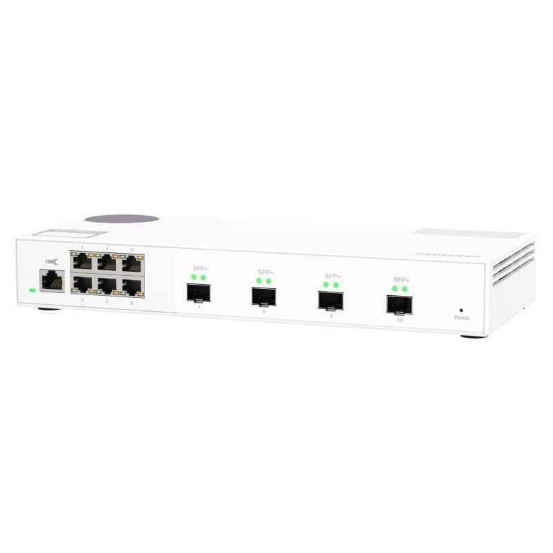 QNAP riadený switch QSW-M2106-4S (6x 2,5GbE RJ45 a 4x 10GbE SFP+) 5