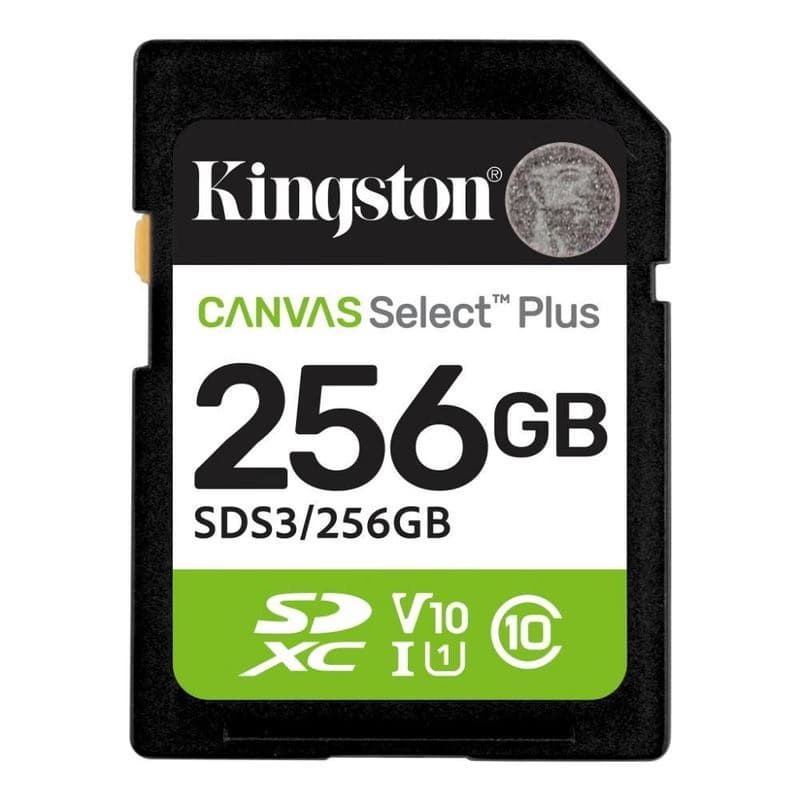 Kingston SDXC karta 256 GB Canvas Select Plus, U1, V10, A1 1