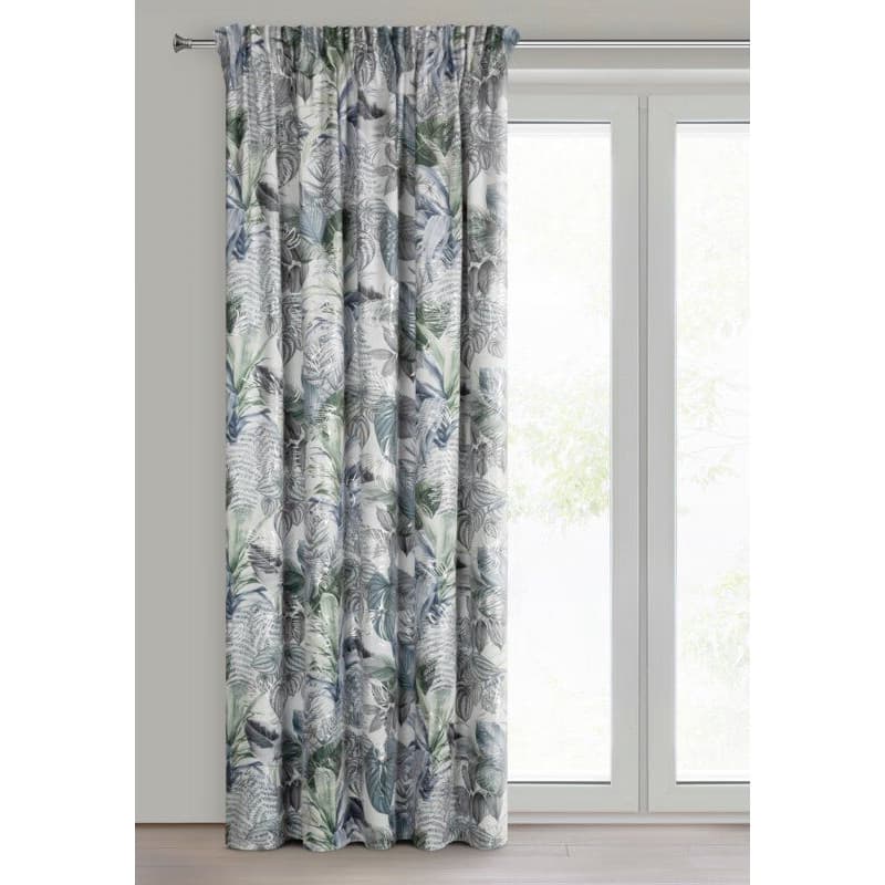 ArtFir Záves DAVOS 2 P | biela/zelená 140 x 270 cm 2
