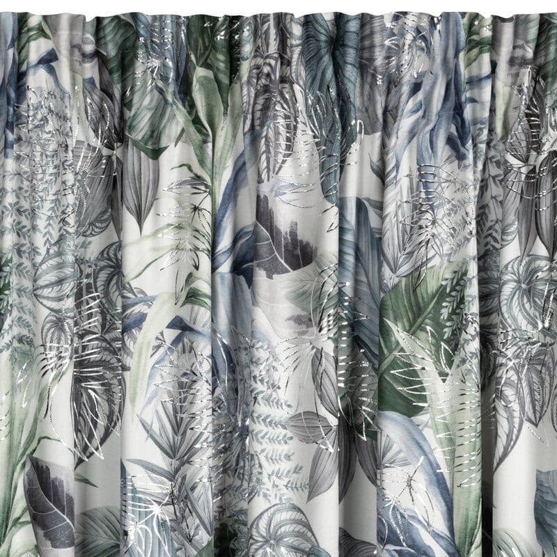 ArtFir Záves DAVOS 2 P | biela/zelená 140 x 270 cm 4