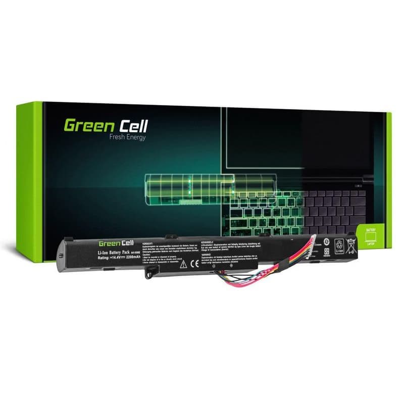 Green Cell Battery A41-X550E pre Asus A450 A550 F550 K550 R510 R510D R510DP X450 X550 X550D 1