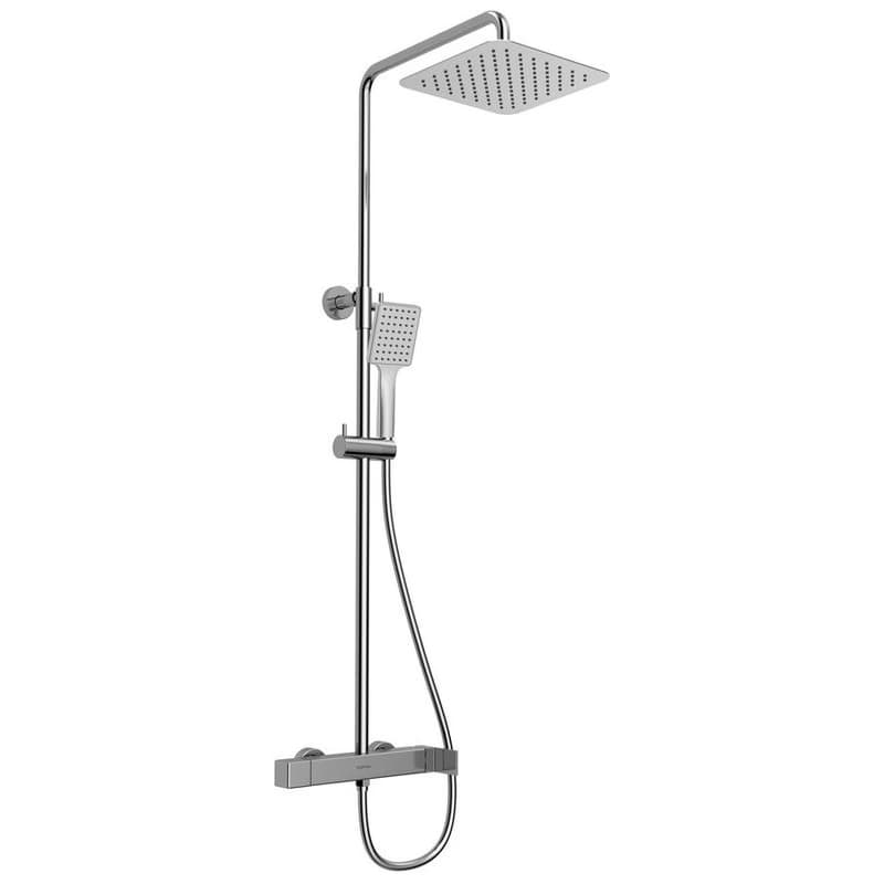SAPHO - CUBEMIX sprchový stĺp s pákovou batériou, chróm CM139 1
