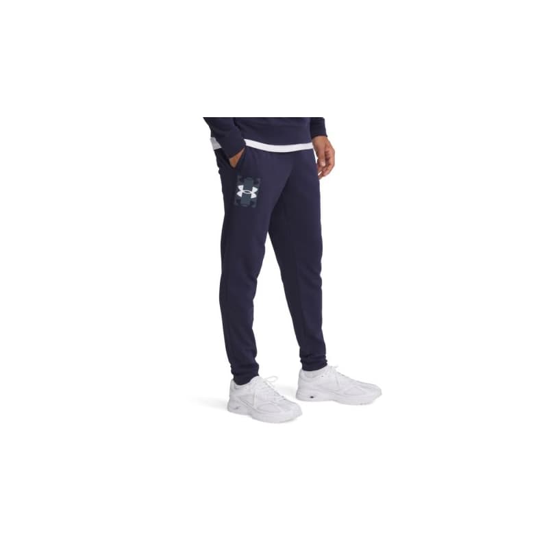 Pánske tepláky UNDER ARMOUR UA Rival Terry Logo JoggerQ2-BLU