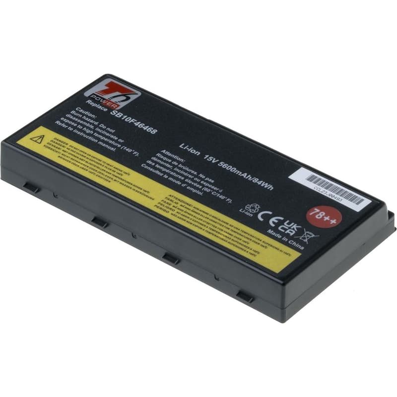 Batéria T6 Power Lenovo ThinkPad P70, ThinkPad P71, 5600mAh, 84Wh, 8cell 1