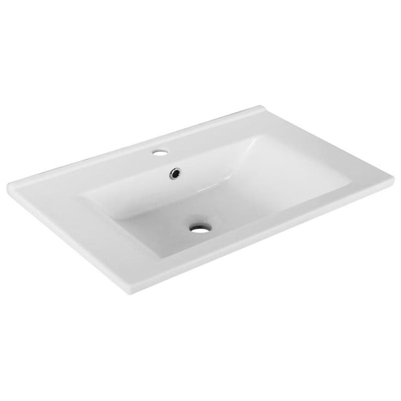 AQUALINE - ZUNO 65 keramické umývadlo nábytkové 65x45cm, biela 9065