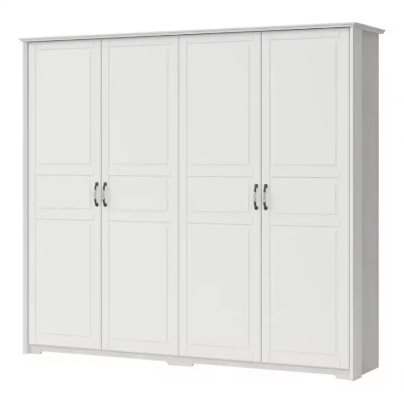 Skriňa 4d Evergreen p4/eg ivory mat 1