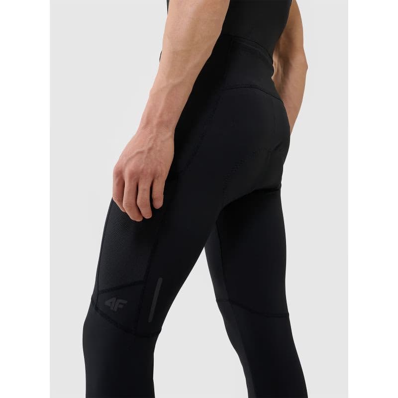 Pánske cyklistické nohavice 4F TIGHTS FNK-WSS25TFTIM329-20S-DEEP BLACK 4