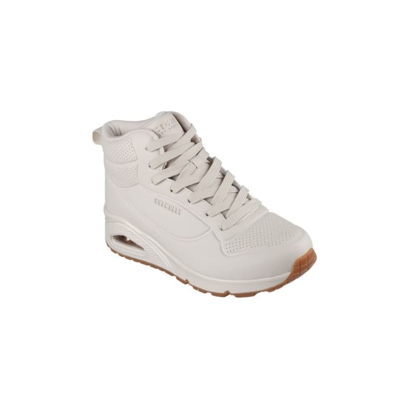 Dámska rekreačná obuv SKECHERS Uno Lace Up High off white