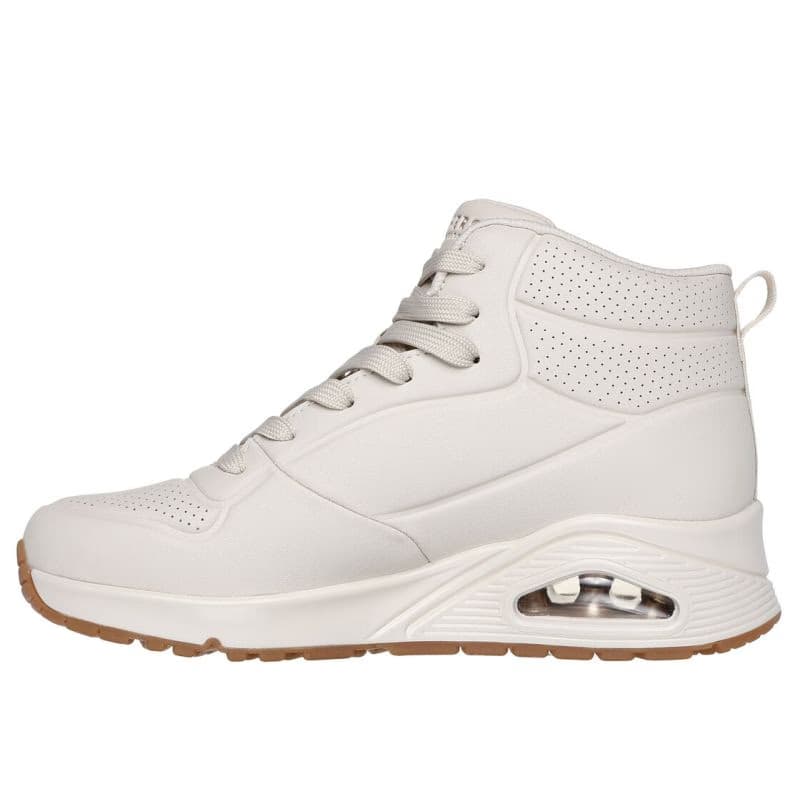 Dámska rekreačná obuv SKECHERS Uno Lace Up High off white 3