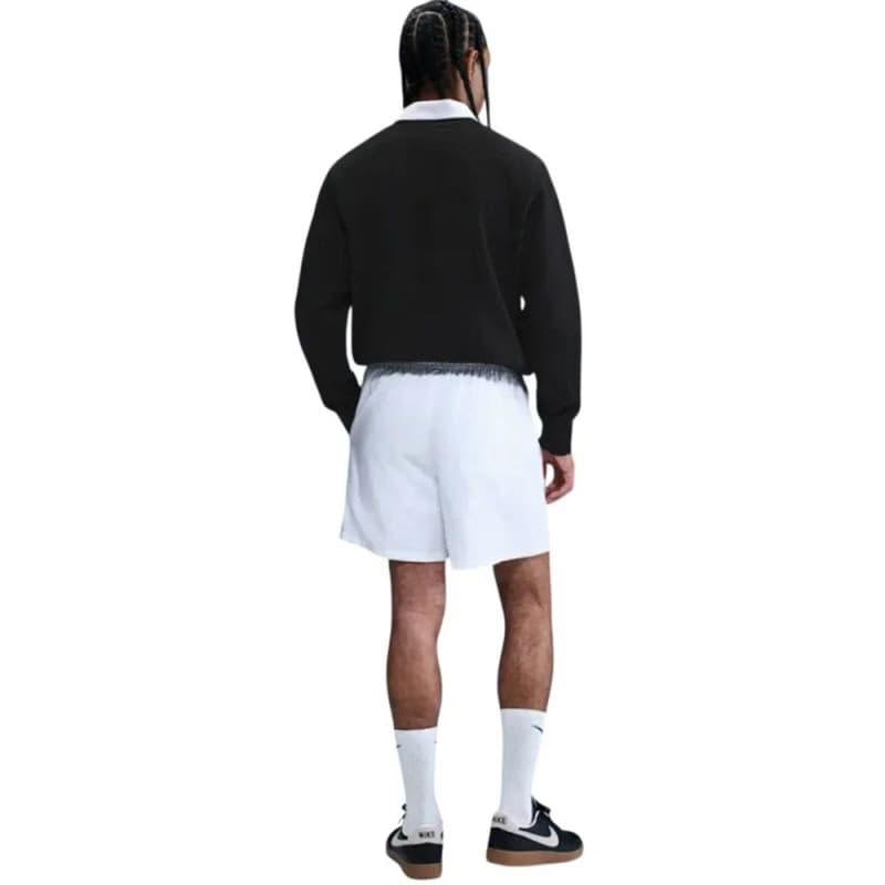 Pánska zateplená mikina NIKE M NK CLUB BB GFX CREW BLACK WHITE 4