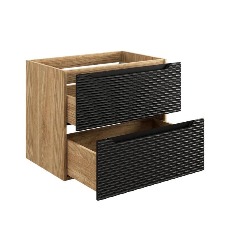 ArtCom Skrinka pod umývadlo OCEAN Black 82-70-2S | 70 cm