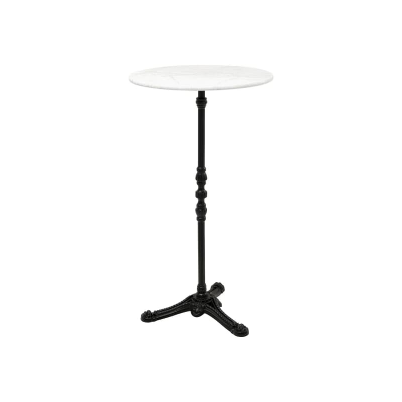 Barový stôl Kaffeehaus biely Ø60cm 1