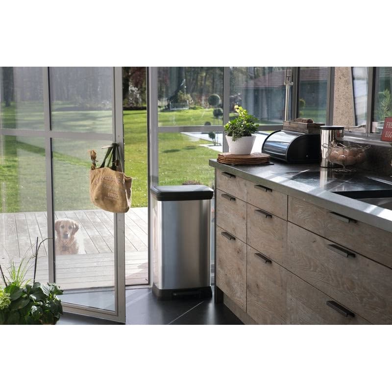 CURVER Odpadkový kôš DECO BIN 50l | strieborná 2