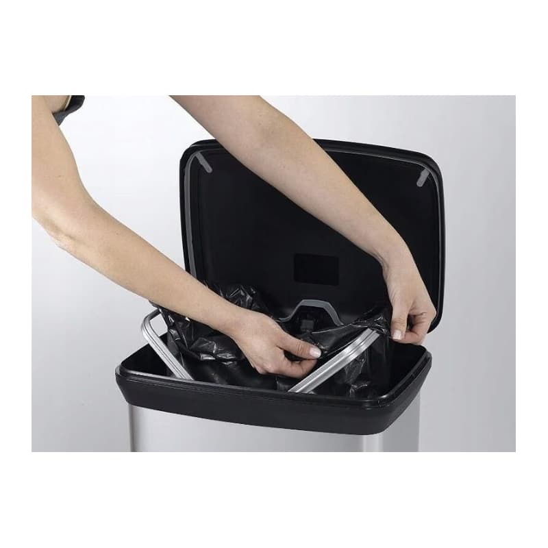 CURVER Odpadkový kôš DECO BIN 50l | strieborná 5