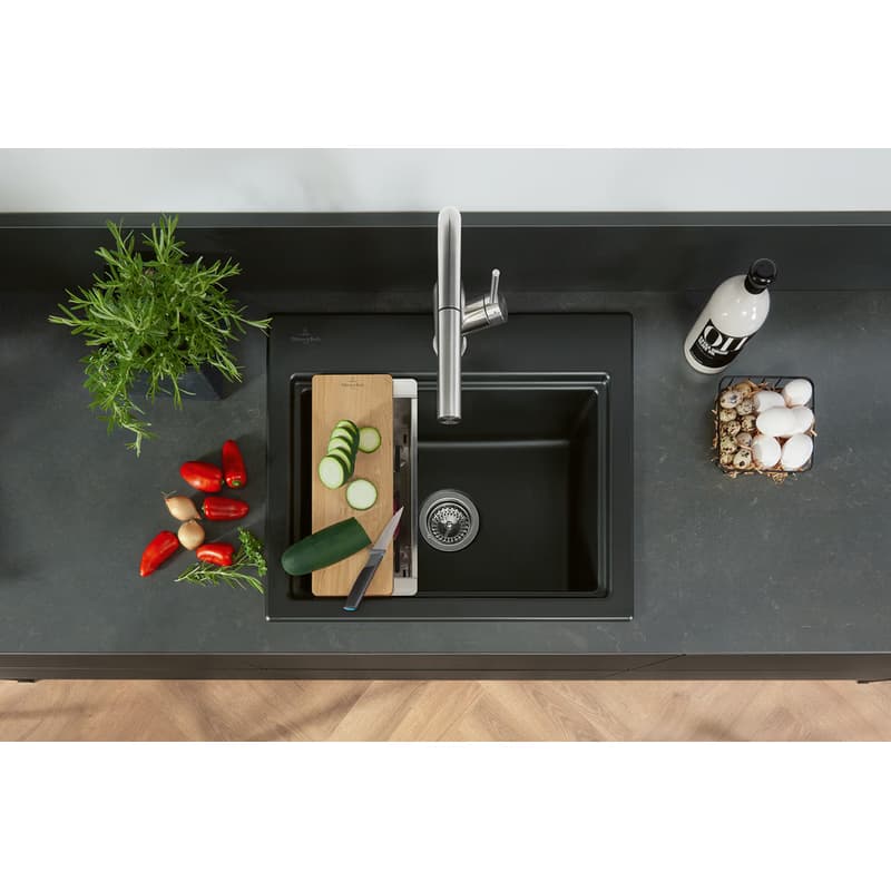 VILLEROY & BOCH VILLEROY & BOCH - Keramický drez Villeroy & Boch Subway Style 60 S, 336A01i4, Graphit 336A01i4 5