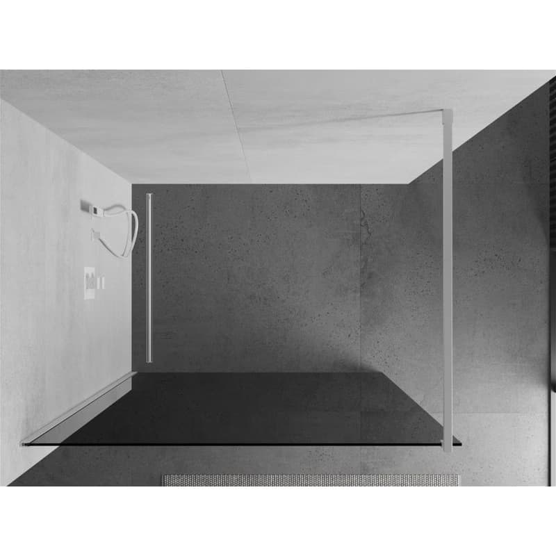 MEXEN/S - KIOTO Sprchová zástena WALK-IN 100 x 200, grafit 8 mm, biela 800-100-101-20-40 4