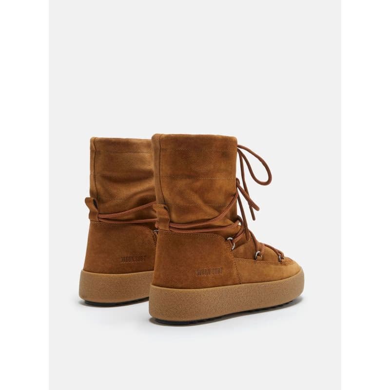 Dievčenské členkové zimné topánky MOON BOOT JTRACK SUEDE, 001 cognac 4