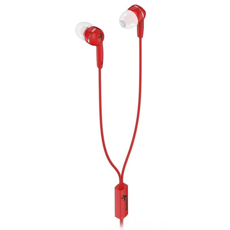 GENIUS slúchadlá s mikrofónom HS-M320, červená 2