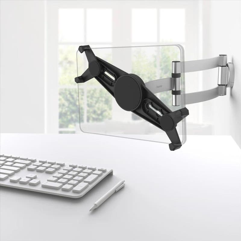 Hama nástenný držiak pre tablet 7"-11", otočný, naklápací, hliníkový 4