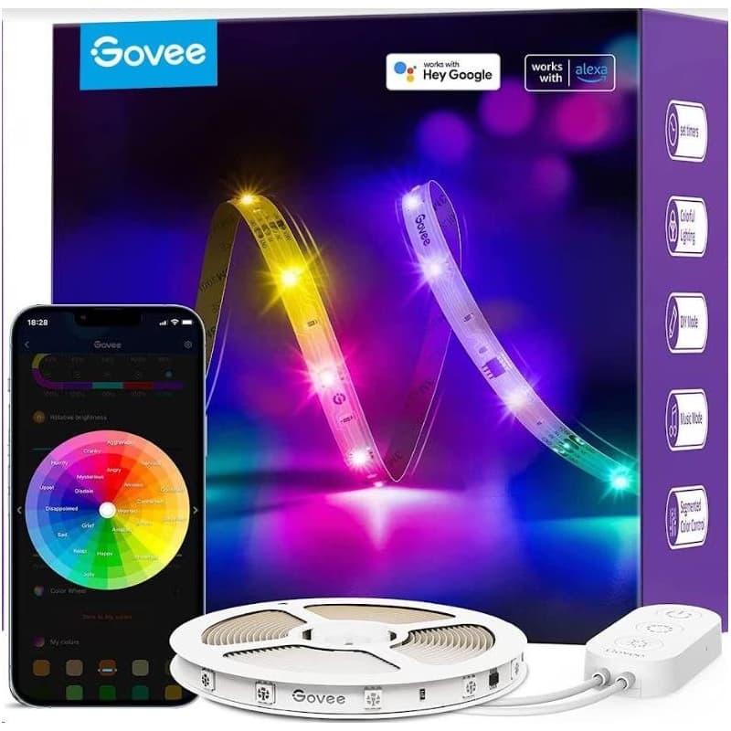 Govee WiFi RGBIC PRE Smart LED pásik 10m 1