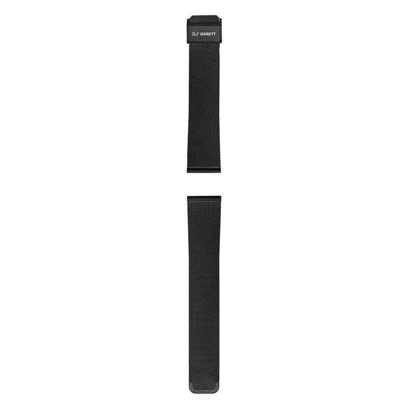 Garett univerzálny remienok 20 mm, čierny kovový, typ Mesh 1